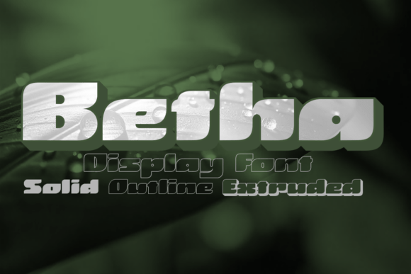 Betha: A Modern Display Font for Handmade Brands