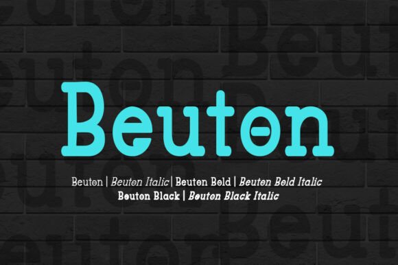 Beuton: The Slab Serif Font for Handmade Brands