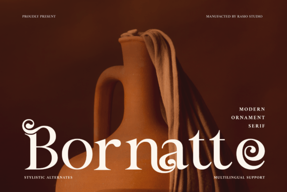 Bornatte: A Font for Elegant Business Design