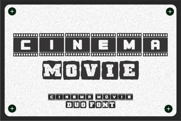 Cinema Movie Duo: A Bold Typeface for Modern Branding