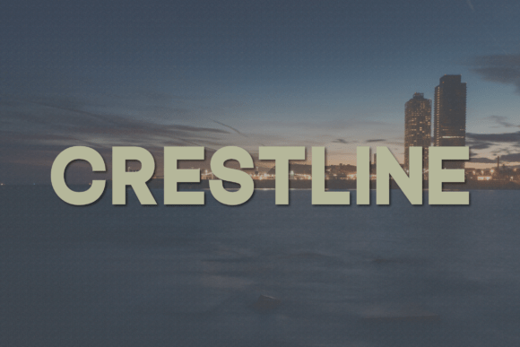 Crestline: A Modern Sans Serif for Designers