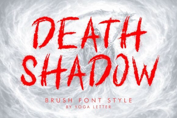 Death Shadow: A Modern Display Font for Editorial Impact