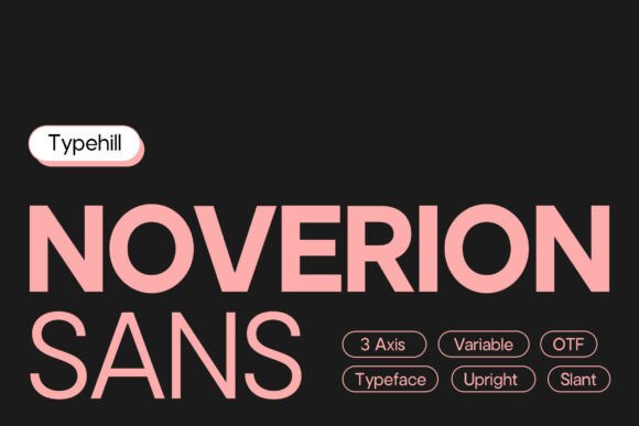 Elevate Web Design with Noverion Sans Typeface