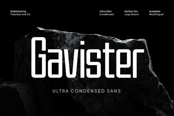 Gavister: A Bold Font for Modern Design