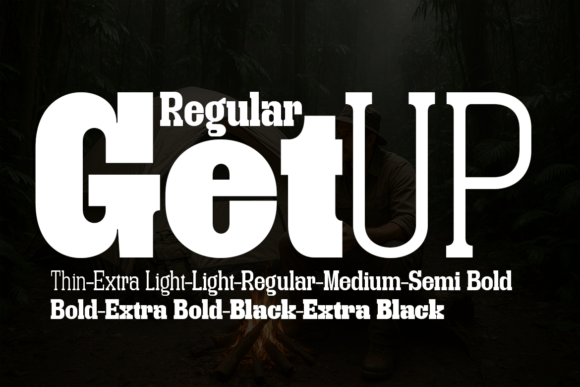 Getup Regular: A Slab Serif Built for Bold Branding