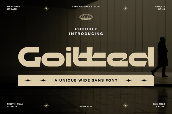 Goitted: A Futuristic Font for Modern Design