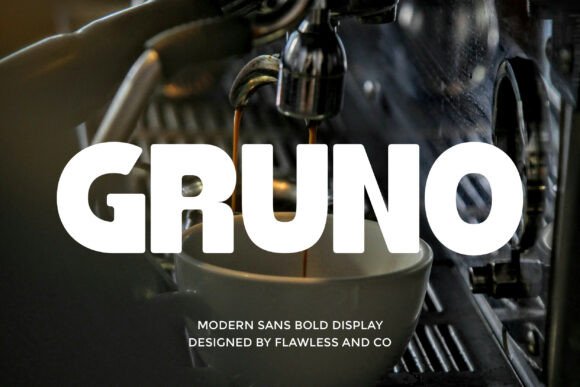 Gruno: The Bold Sans Serif Font for Strong Branding
