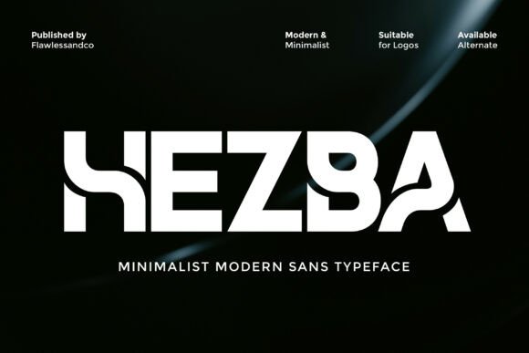 Hezba: The Modern Sans Serif Font for Strong Branding