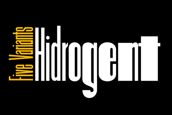 Hidrogent: A Bold Sans Serif Font for Handmade Brands