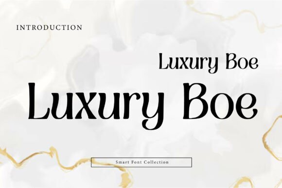 Luxury Boe Typeface: Elevating Web Design with Modern Serif Style