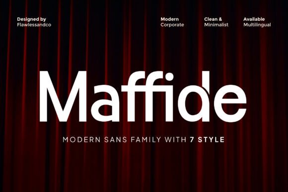 Maffide Review: A Bold Sans Serif for Modern Branding
