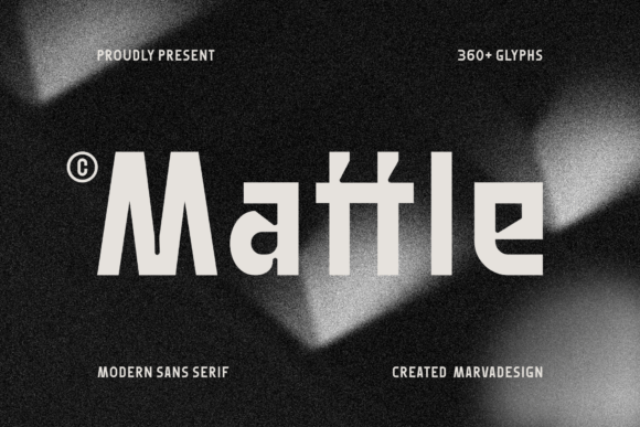 Mattle: The Bold Sans Serif Typeface for High-Impact Campaigns
