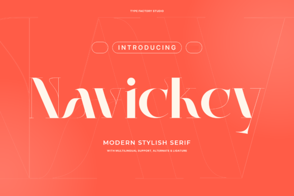 Navickey: A Stylish Serif for Web Design