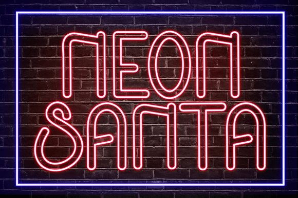 Neon Santa: A Friendly Display Font for Modern Editorial Design