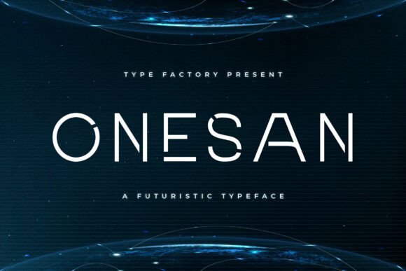 Onesan: A Futuristic Font for Modern Brands