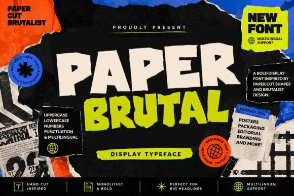 Paper Brutal: The Display Font That Cuts Through Noise