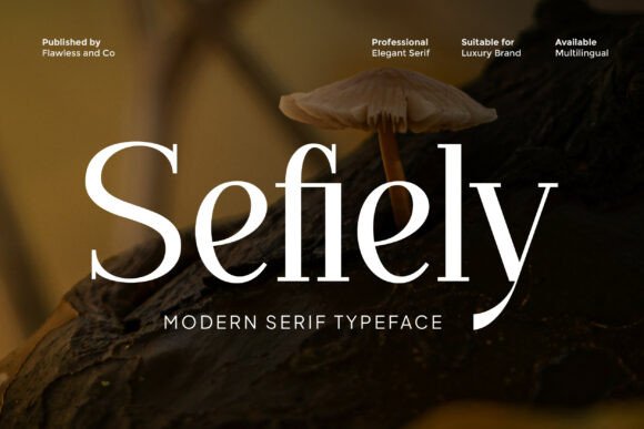 Sefiely: The Elegant Serif Font for Handmade Brands