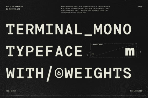 Terminal Mono: A Modern Sans Serif Typeface for Editorial Design