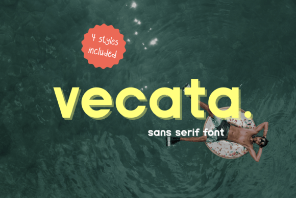 Vecata – Modern Sans Serif Typeface